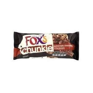 Foxs Half Coated Chocolate Chunk Cookie 200 Gram   Pack of 6  
