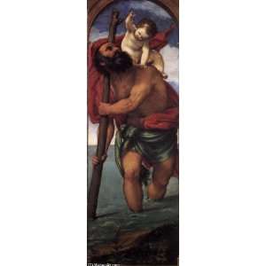     Lorenzo Lotto   24 x 70 inches   St Christopher