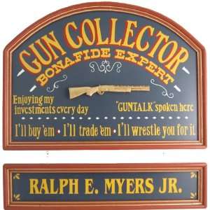  Gun Collector Sign Custom