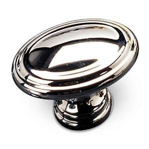 Contemporary inspiration   solid brass 1 long oval button knob in chr