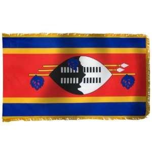  Swaziland Flag 4X6 Foot Nylon PH and FR Patio, Lawn 