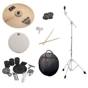   Kit, Cymbal Bag, Snare Head, Drumsticks, Drum Key, and Cymbal Felts