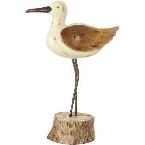  Seaside Treasures Brown Resin Shorebird Figurine