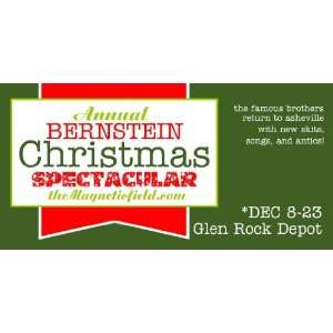   Vinyl Banner   Bernstein Family Christmas Spectacular 