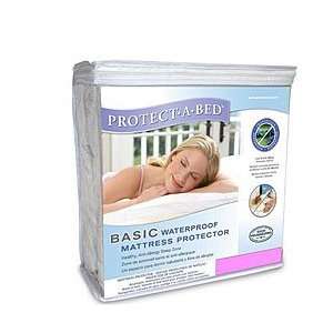 Protect A Bed Basic Waterproof Mattress Protector, Twin Size (BAS0111)
