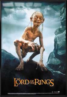 THE LORD OF THE RINGS 2   FRAMED MOVIE POSTER (SMEAGOL)  
