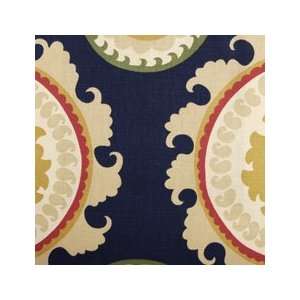  Medallion/tile Blue by Duralee Fabric Arts, Crafts 