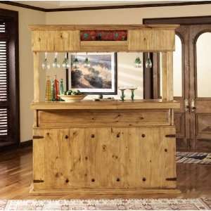   Rustica Cantina Storage Bar Counter w/Wine Storage
