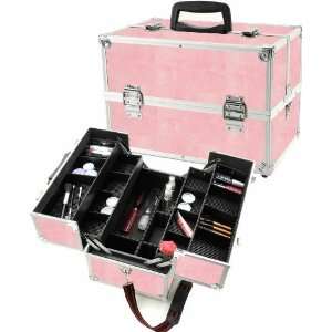  SHANY Pink Makeup case  Snakeskin Beauty