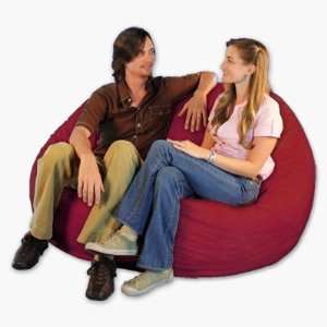  5 feet Cinnibar Cozy Sac Bean Bag Chair Love Seat