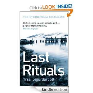 Last Rituals Yrsa Sigurdardottir  Kindle Store
