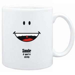  Mug White  Smile if youre steep  Adjetives Sports 