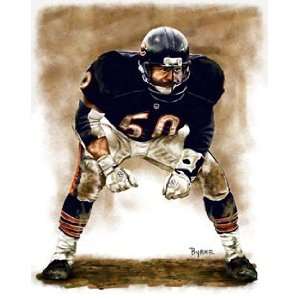  Large Mike Singletary Chicago Bears Giclee Sports 
