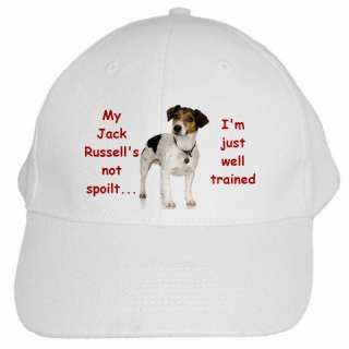 JACK RUSSEL TERRIER DOG PUPPIES CUSTOM HEADWEAR CAP HAT  