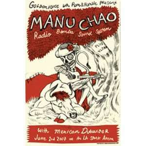 Manu Chao   Posters   Limited Concert Promo 