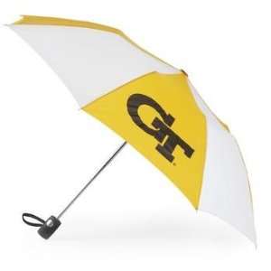 totes Georgia Tech Yellow Jackets Small Auto Folding Umbrella  NCAA 