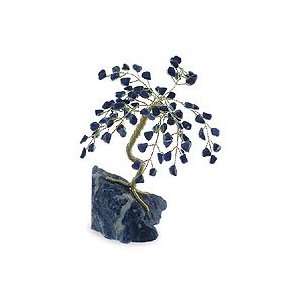    NOVICA Gemstone tree, Sodalite Intuition (small) 