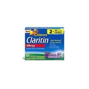  Claritin Childrens Chewable Tablets Grape 5mg 20 Health 