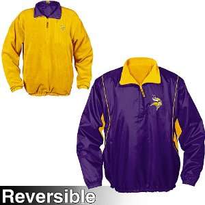   Vikings Field Idol Reversible Fleece Jacket Medium