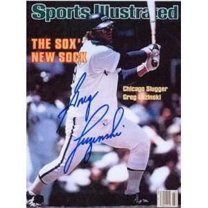Greg Luzinski Autographed Sports Illustrated Magazine (Chicago White 