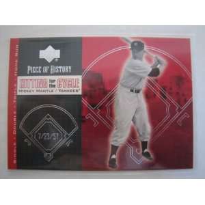  2002 Upper Deck Piece of History Mickey Mantle Yankees 