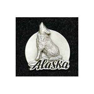  Collector Pin   Alaska Wolf