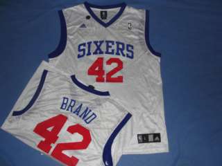 New Adidas 76ers Sixers Elton Brand Jersey Mens Sizes  