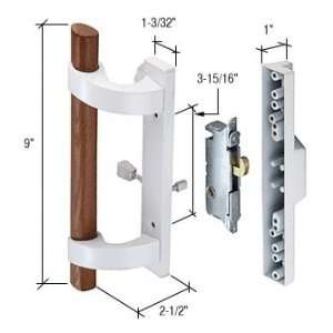   LAURENCE C1219 CRL White Sliding Glass Door Handle with Mortise Lock