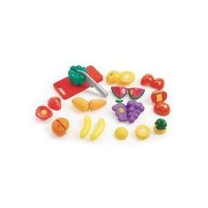    Slice a rific Fruit & Vegetable Set   25 Pieces Toys & Games