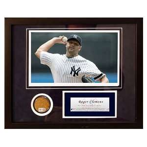 Roger Clemens Yankees Mini Dirt Collage 