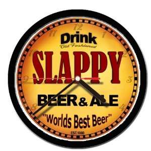  SLAPPY beer and ale cerveza wall clock 