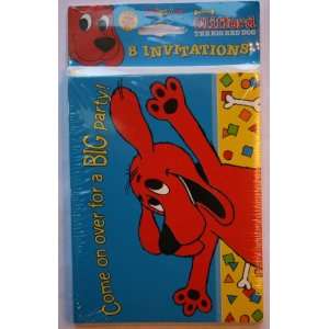  Clifford The Big Red Dog 8 Party Invitations Health 