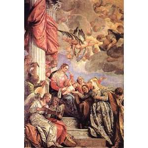   Acrylic Keyring Veronese The Marriage of St Catherine