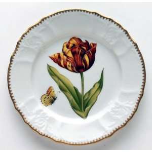  Anna Weatherley Old Master Tulips Salad Plate Yellow 