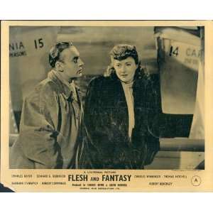   FLESH AND FANTASY BARBARA STANWYCK CHARLES BOYER LOBBY