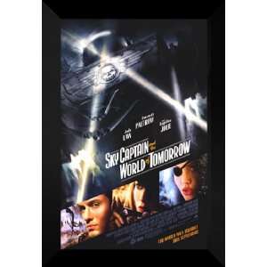  Sky Captain and the World 27x40 FRAMED Movie Poster
