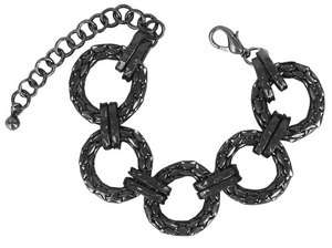 hematite circles chain bracelet New  