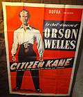 Citizen Kane RARE ORG GIANT 47x63