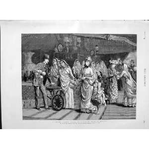 1889 Parsee Ladies Stall Bazaar Bombay India Lady Mayo  