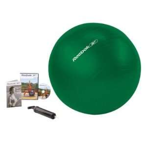  Reebok 75cm Anti Burst Exercise Ball Kit Sports 