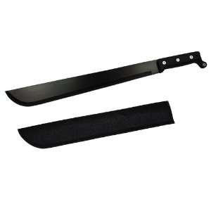 New Black Ninja Jungle Machette Machete Knife w Sheath  