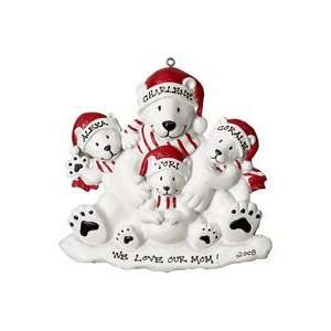  4158 SINGLE PARENT W/ 3 CHILDREN Chirstmas Ornament for 