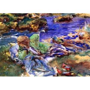  8 x 6 Mounted Print Sargent John Singer Woman in a 