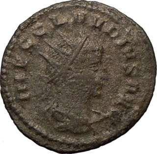 CLAUDIUS II 268AD Authentic Ancient Roman Coin NEPTUNE w dolphin and 
