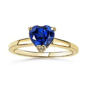   and Simulated Diamond Ring in 10k Yellow Gold Angara Inc. Jewelry