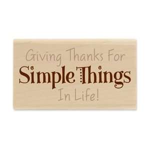   Stamp 1.5X2.75 Simple Things; 2 Items/Order Arts, Crafts & Sewing