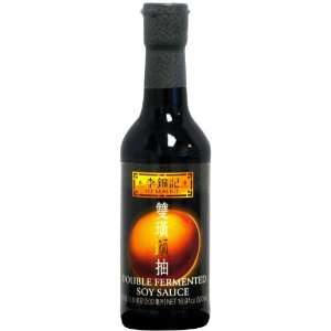 Lee Kum Kee Double Fermented (Deluxe) Soy Sauce 16.9oz (12 Pack)