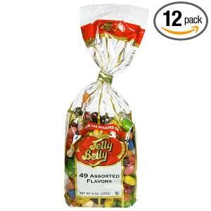Jelly Belly Jelly Beans, 49 Flavors, 9 Ounce Bags (Pack of 12)  