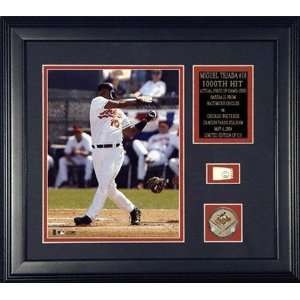  Miguel Tejada Baltimore Orioles   1000th Hit   Framed Game 