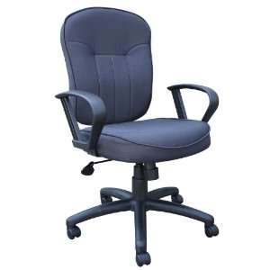  BOSS GRAY FABRIC TASK CHAIR W/ LOOP ARMS   Delivered 